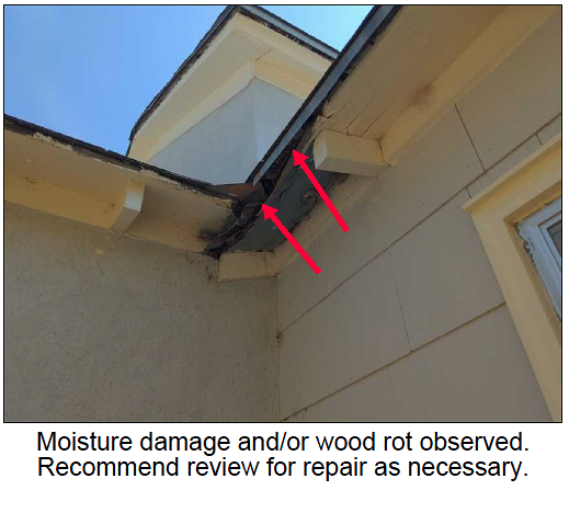A) WORST ROOF AREA-MoistureDamageANDorWoodRot-1